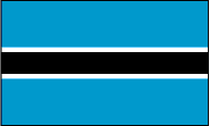 Flagge Botswana